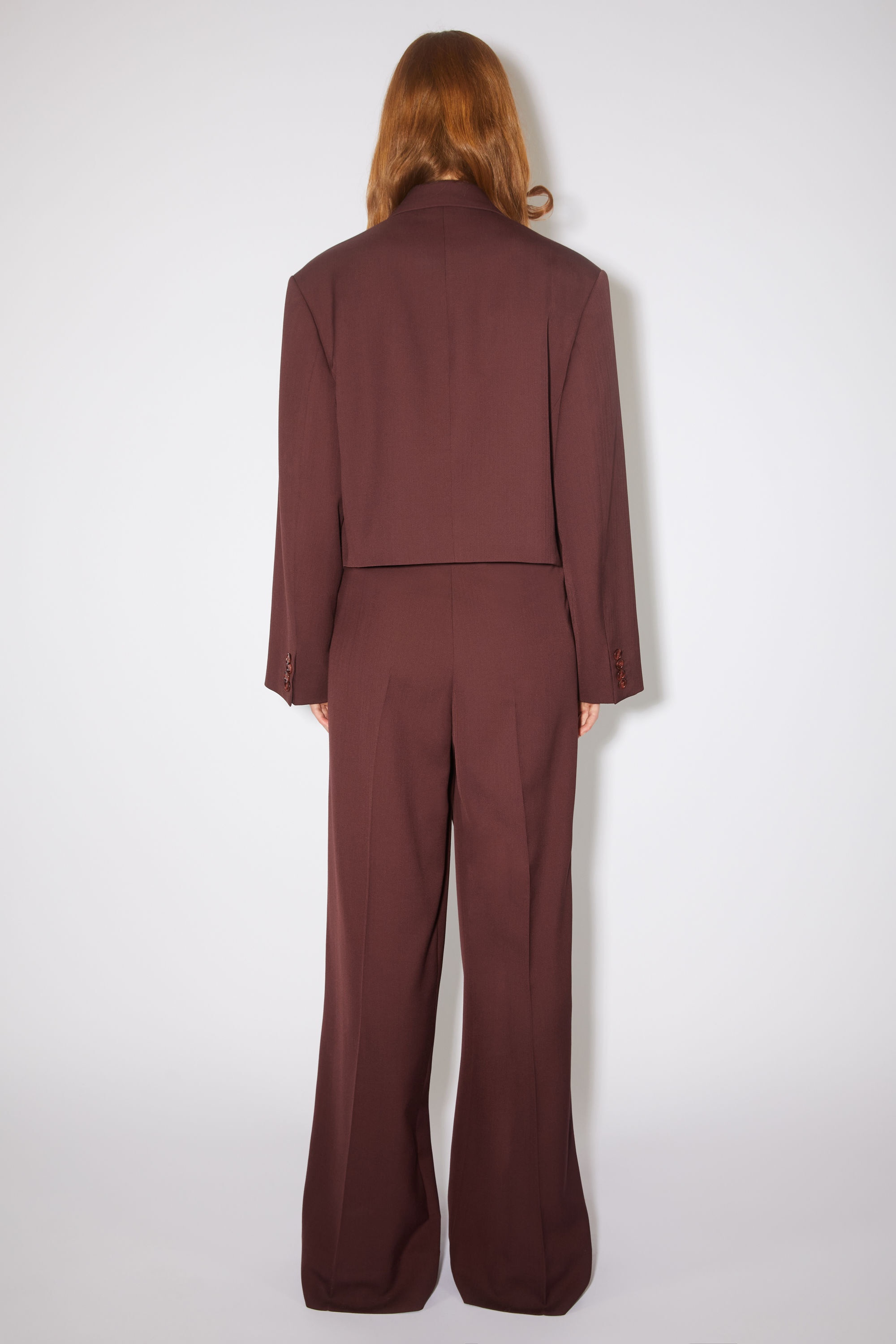Double-breasted jacket - Aubergine purple - 3