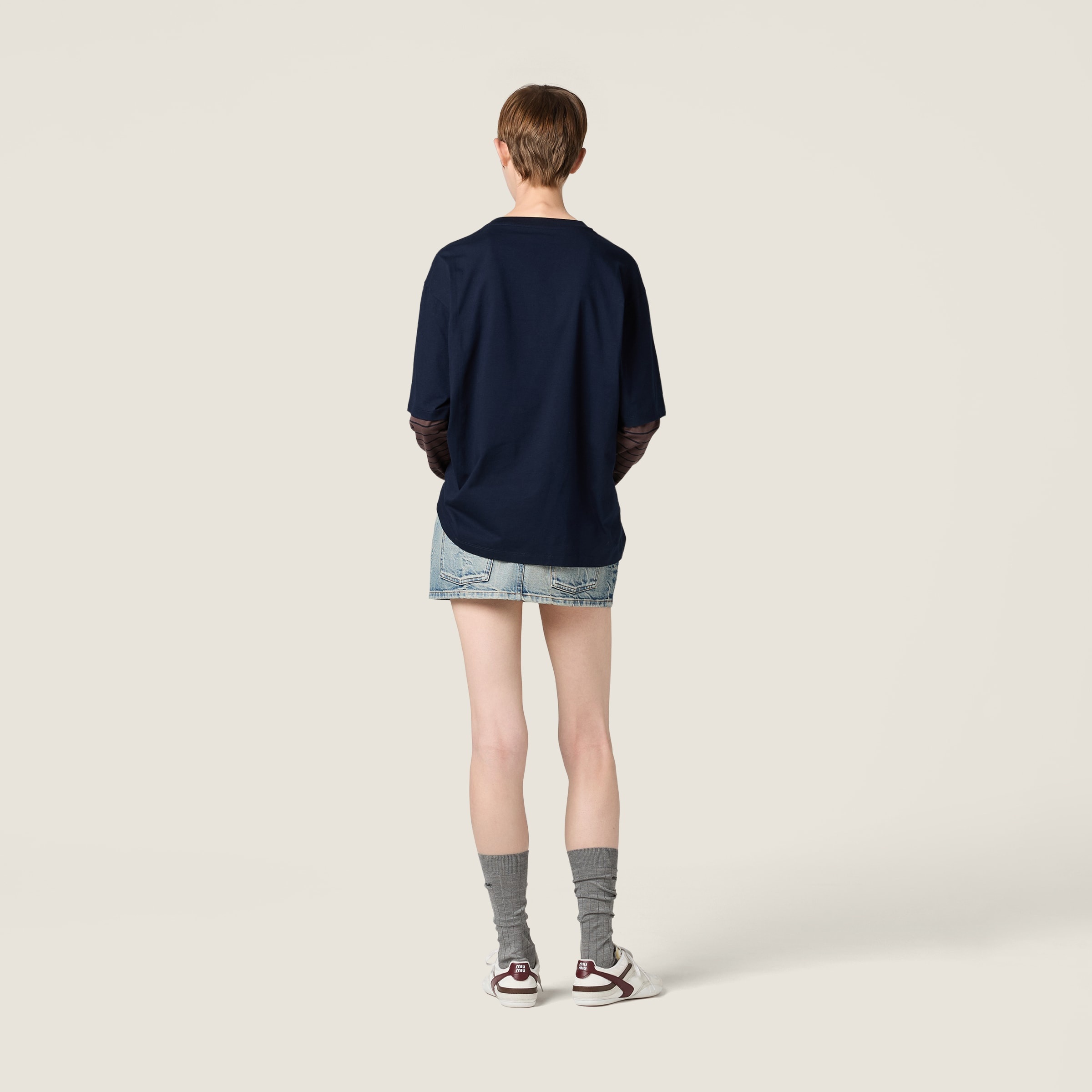 Long-sleeved jersey T-shirt - 3