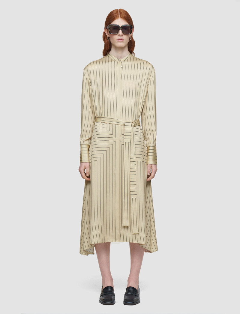 JOSEPH Orlana Geometric Print Silk Dress outlook