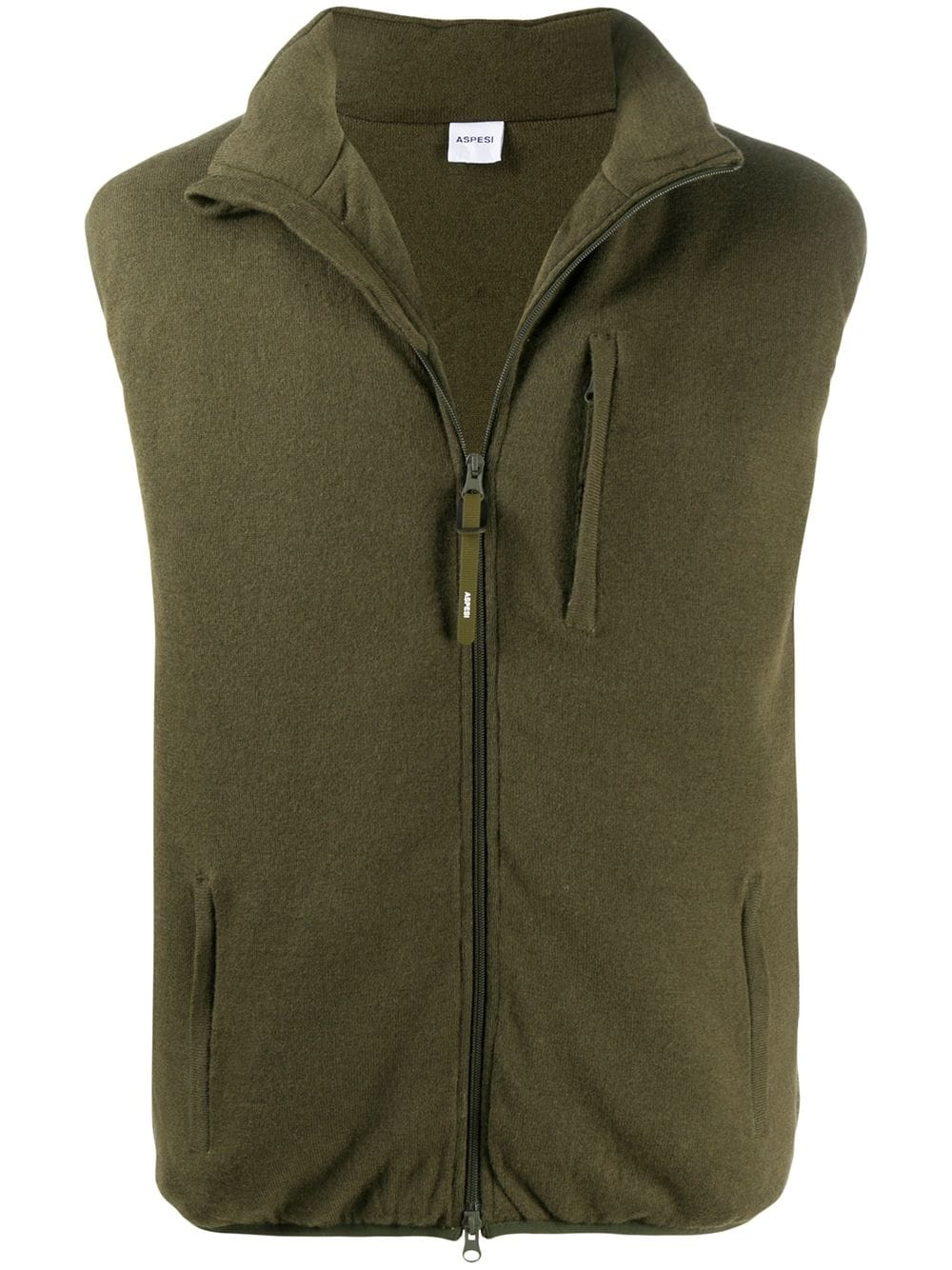 stand-up collar gilet - 1