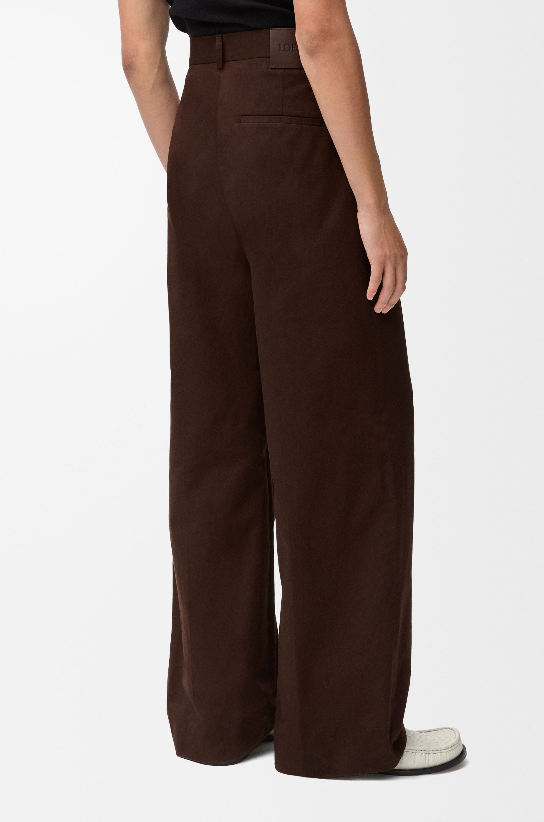 Pleated trousers in cotton - 4