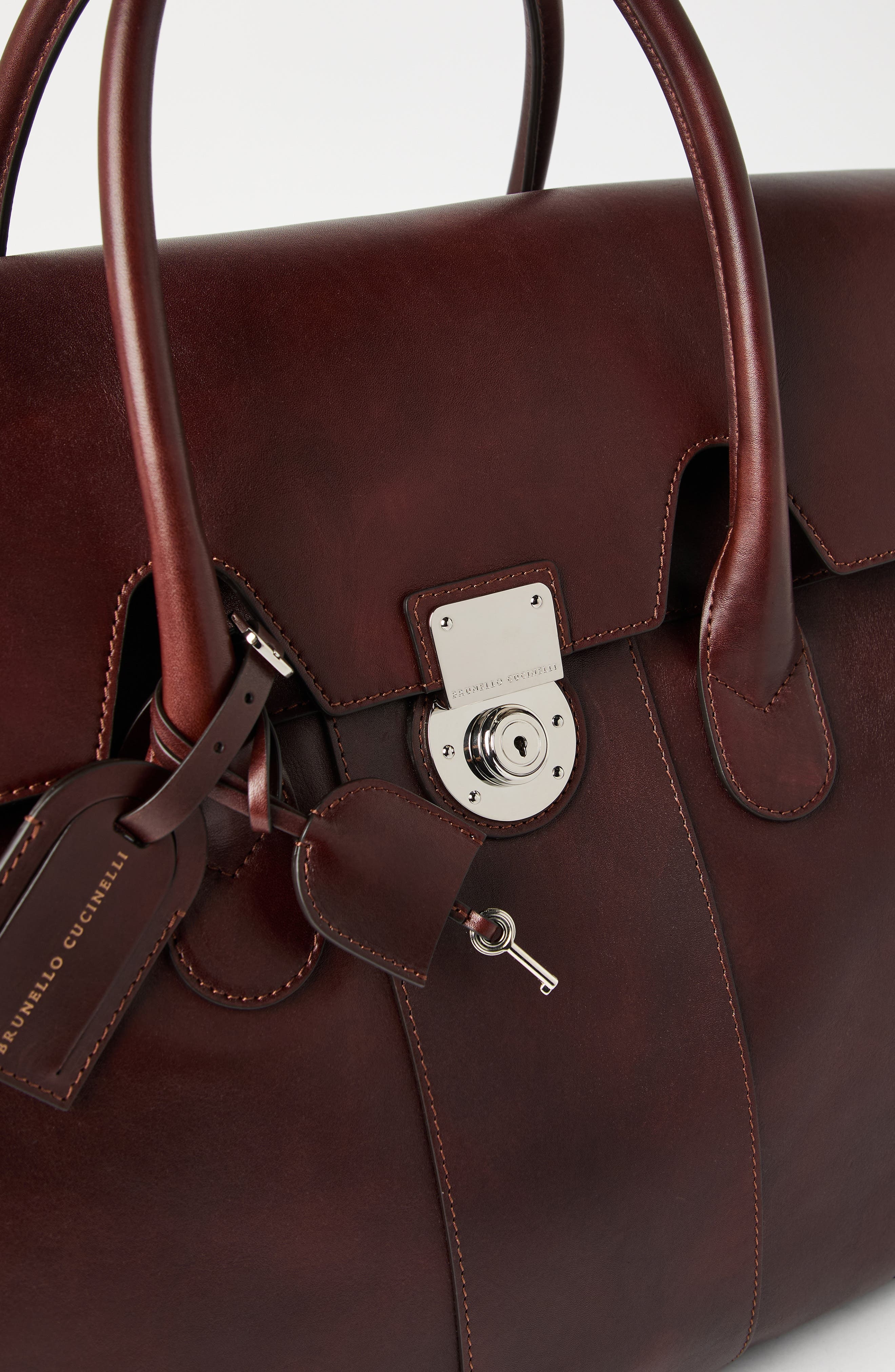 Brunello Cucinelli Calfskin bag in Burgundy at Nordstrom - 4