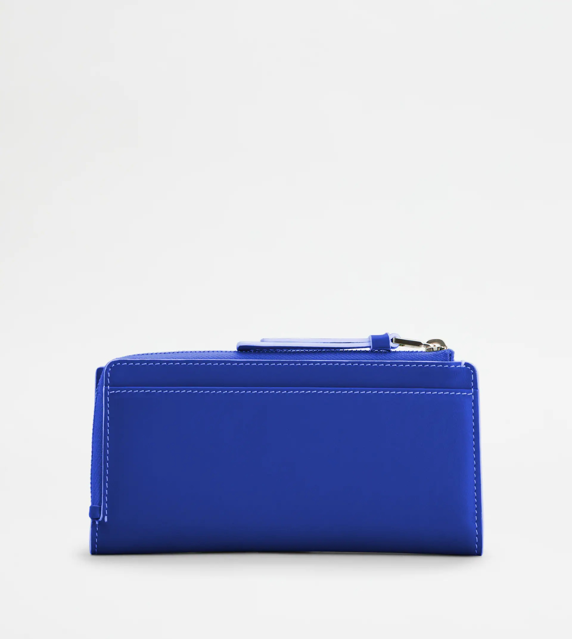 WALLET IN LEATHER - BLUE - 3