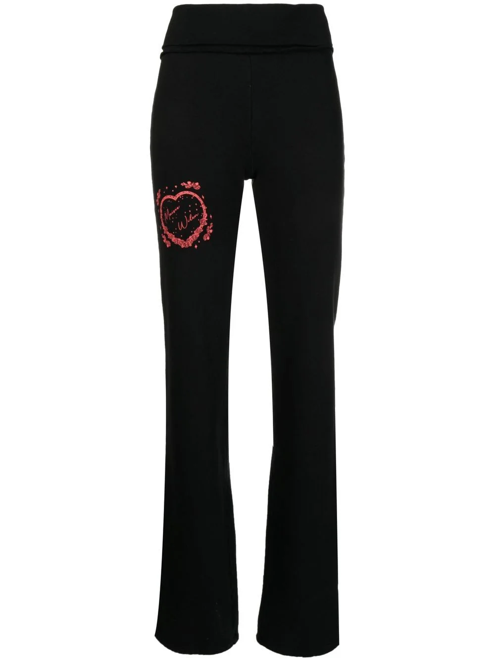 Pop logo-print track pants - 1
