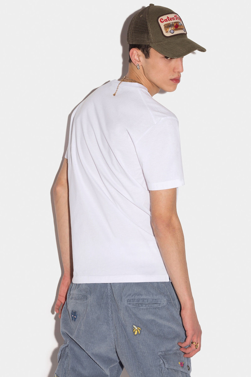 DSQUARED2 D2 PIZZA CREW T-SHIRT outlook