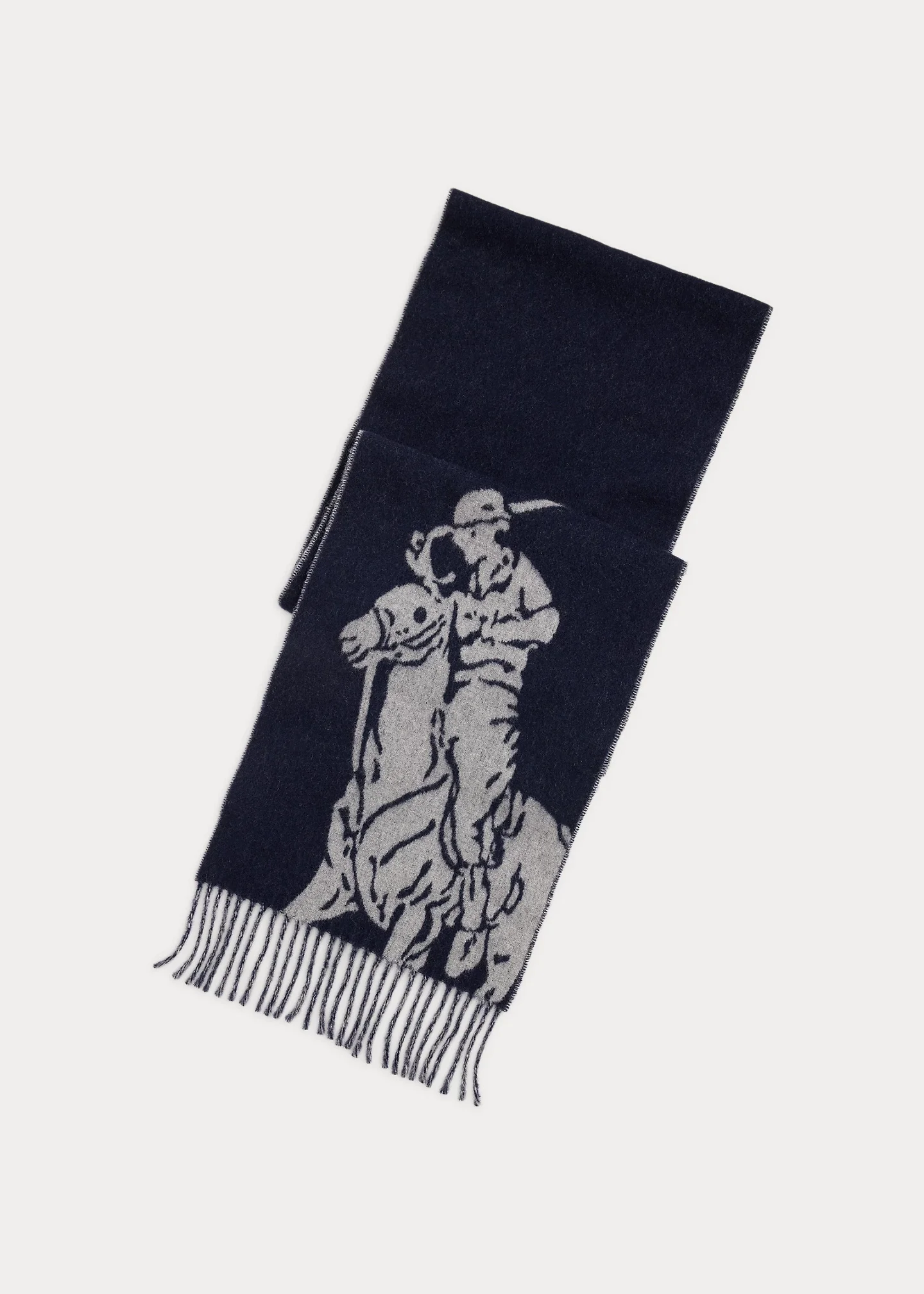 Big Pony Wool-Blend Scarf - 1