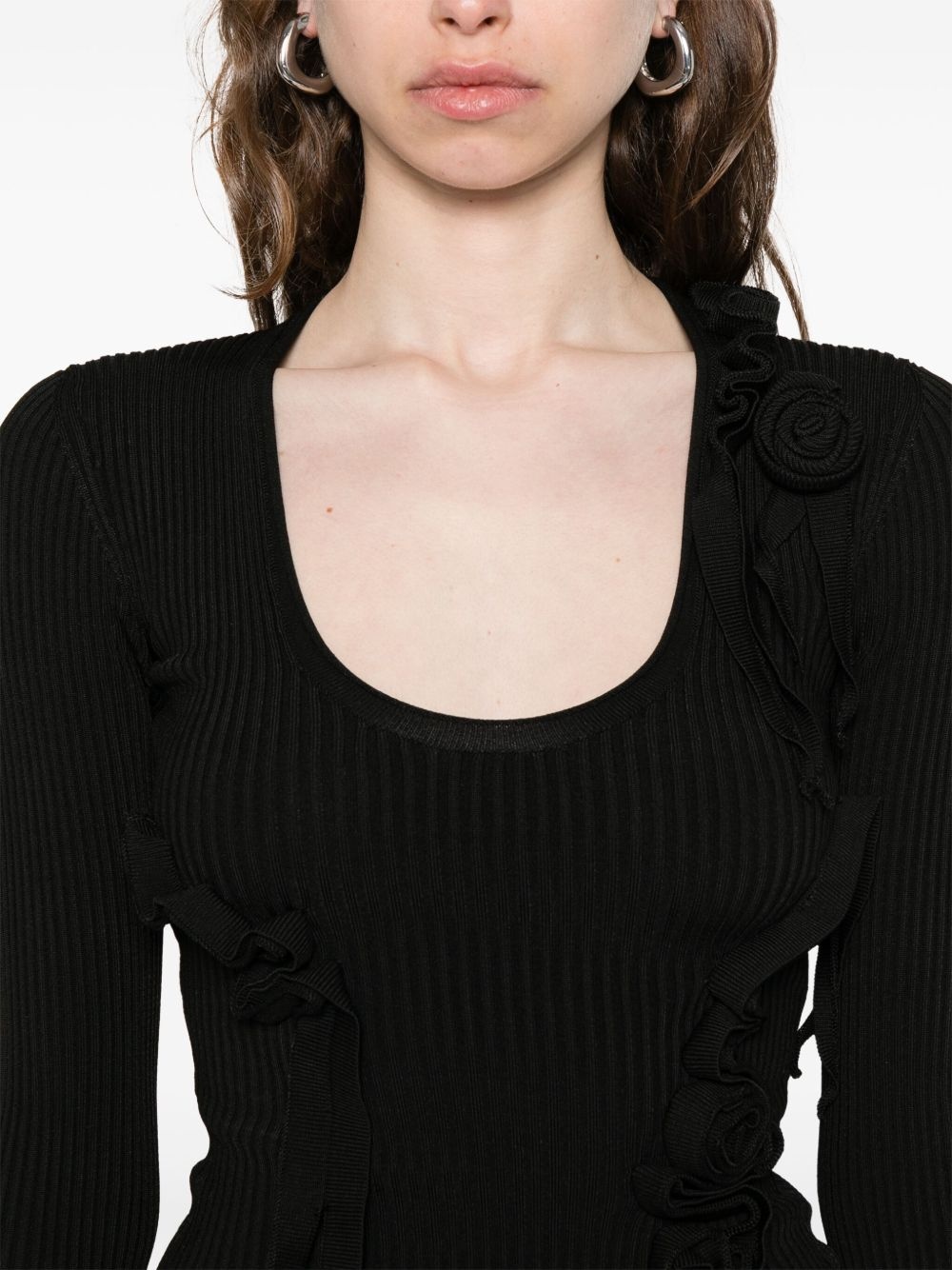 scoop-neck top - 5