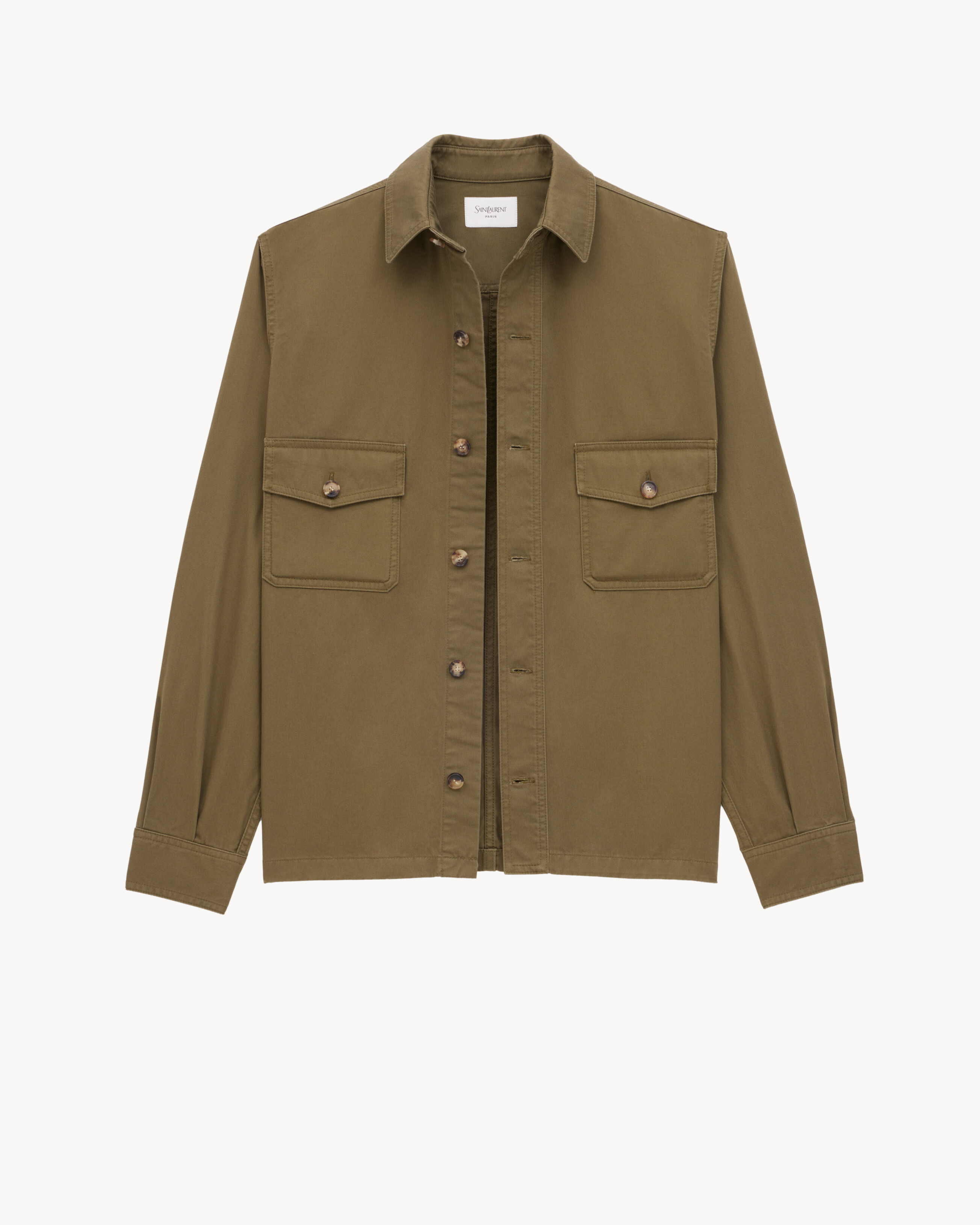 OVERSHIRT IN COTTON TWILL - 3