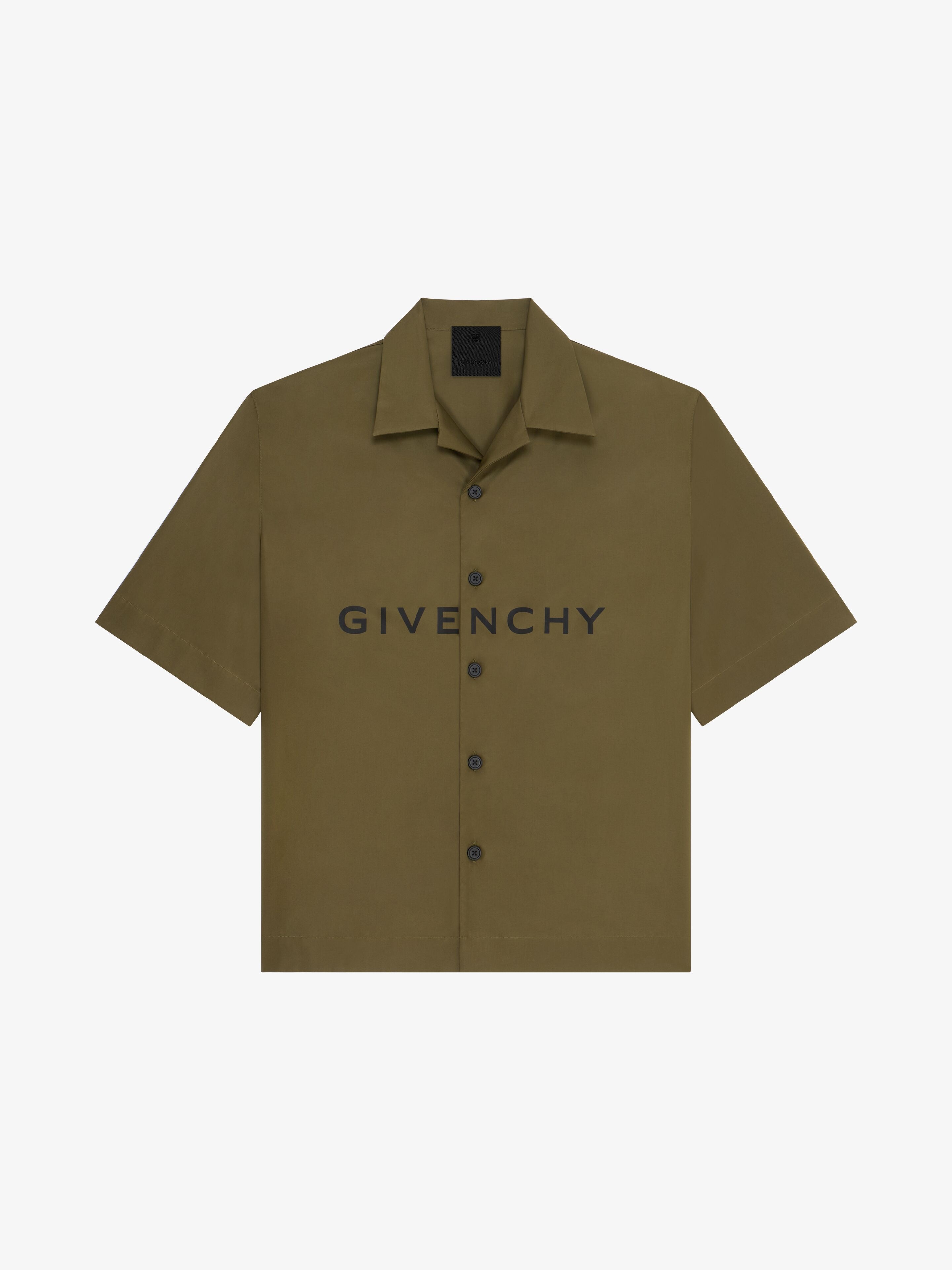 GIVENCHY BOXY FIT HAWAIIAN SHIRT IN POPLIN - 1