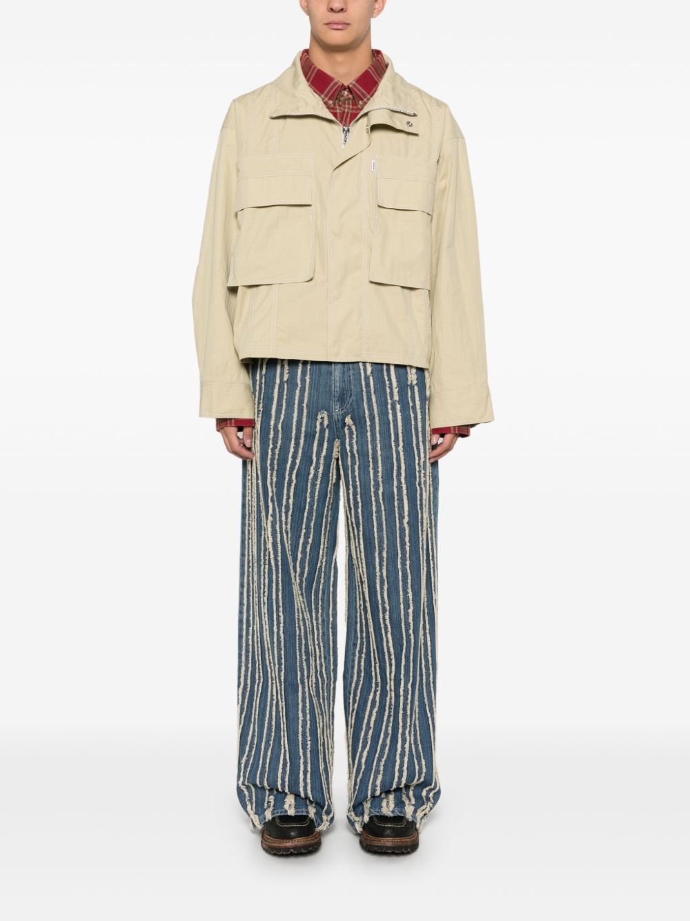 crinkled jacket - 2