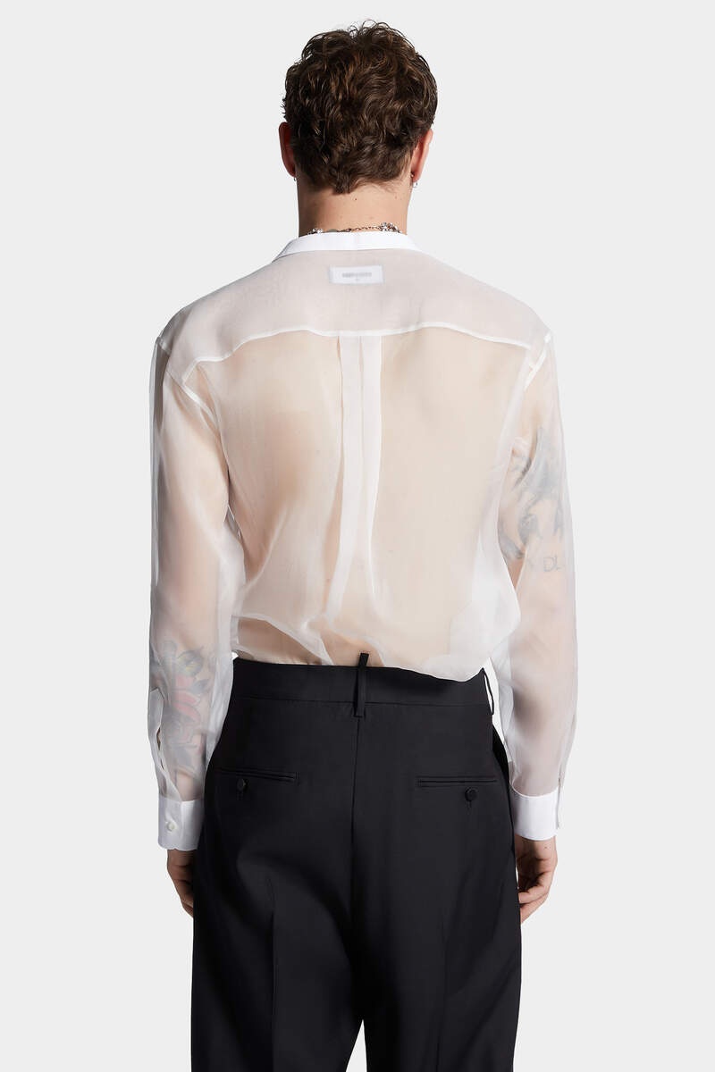 BOWTIE DROPPED SHOULDER SHIRT - 4