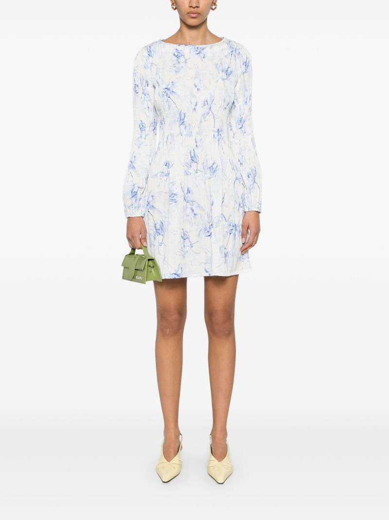 maje plissé-detailed mini dress outlook