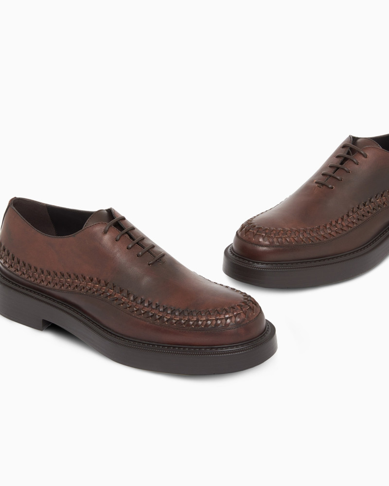 LACE-UPS IN BUFFED LEATHER 5