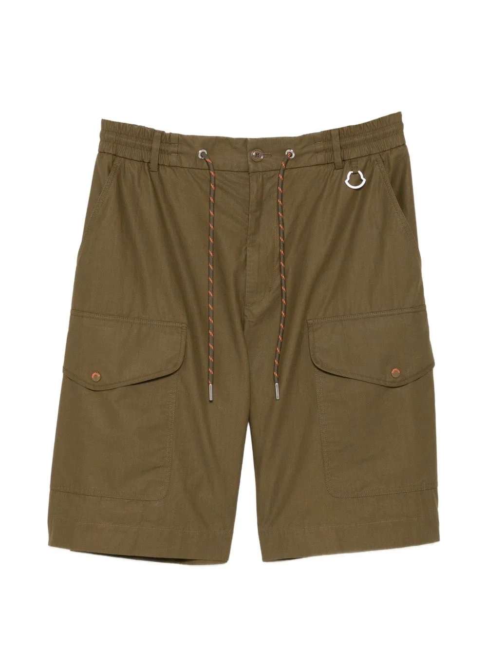 drawstring cargo shorts - 1
