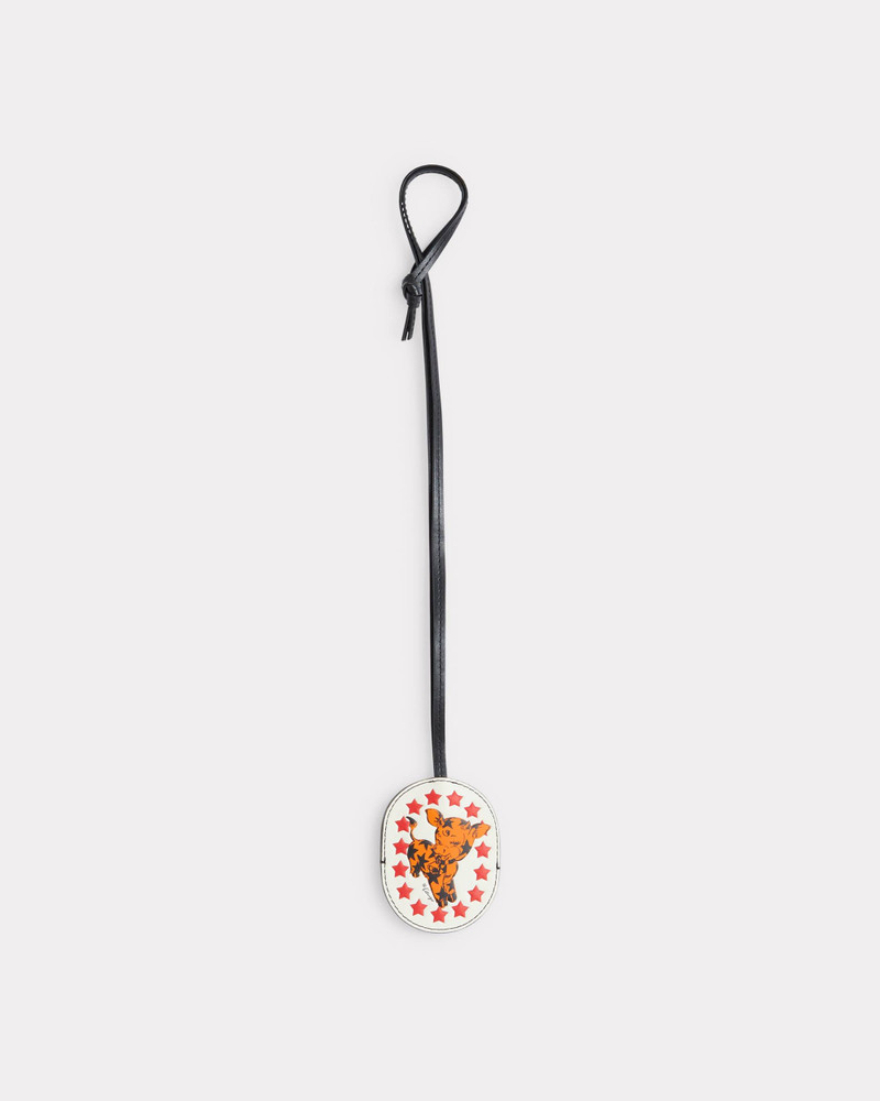 'KENZO Cartoon' charm in leather 1