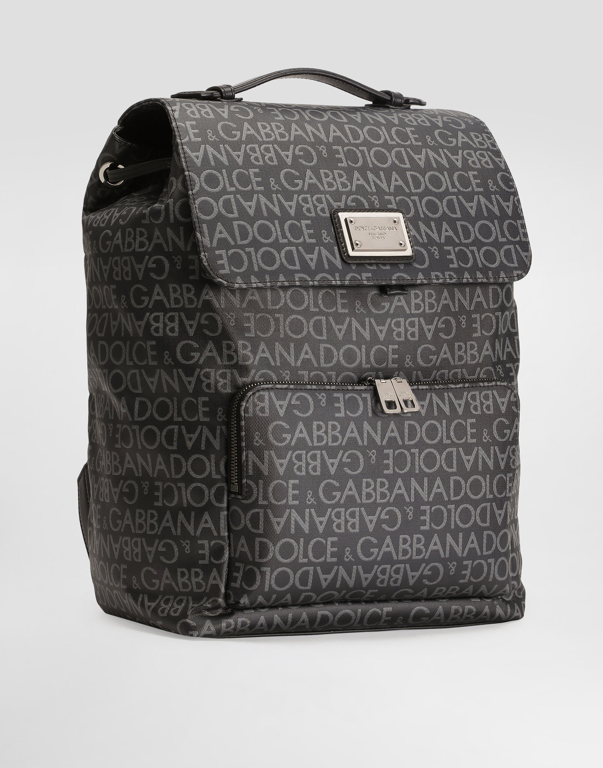 Coated jacquard backpack - 3
