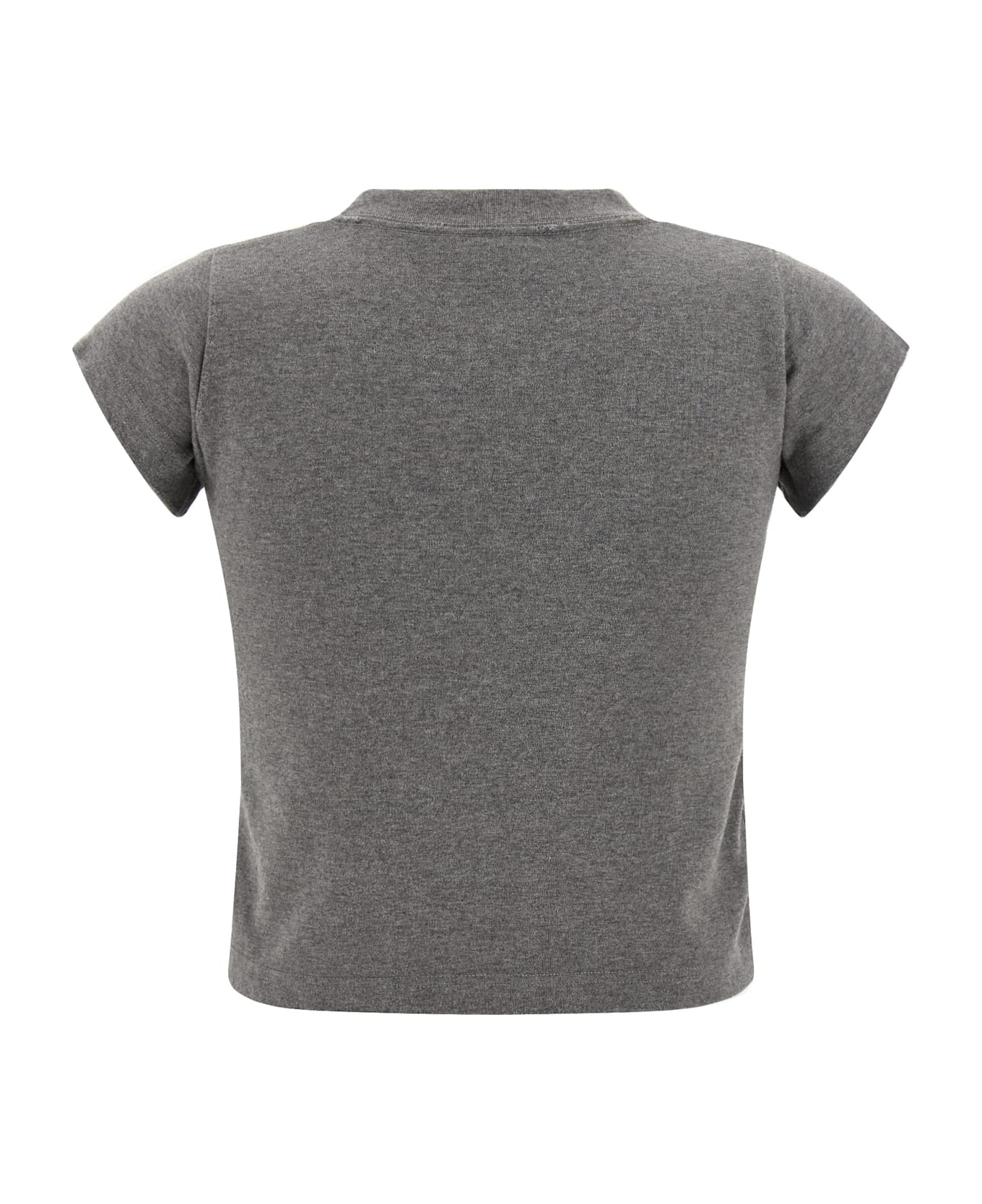 'shrunk Luxury Script' T-shirt - 2