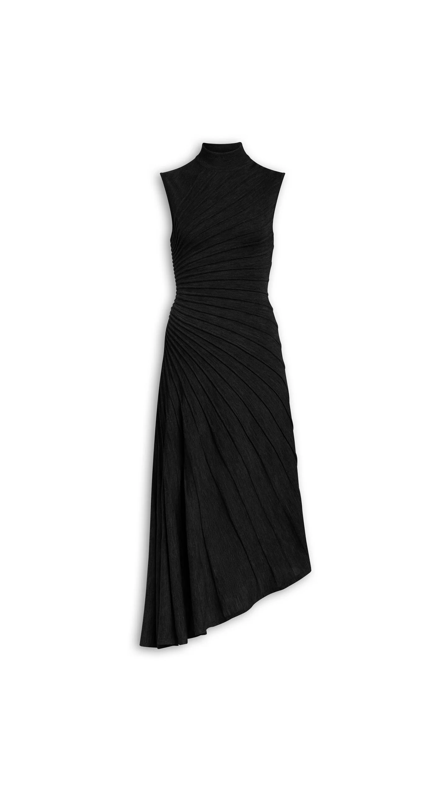 ASYMETRIC WOOL DRESS - 1