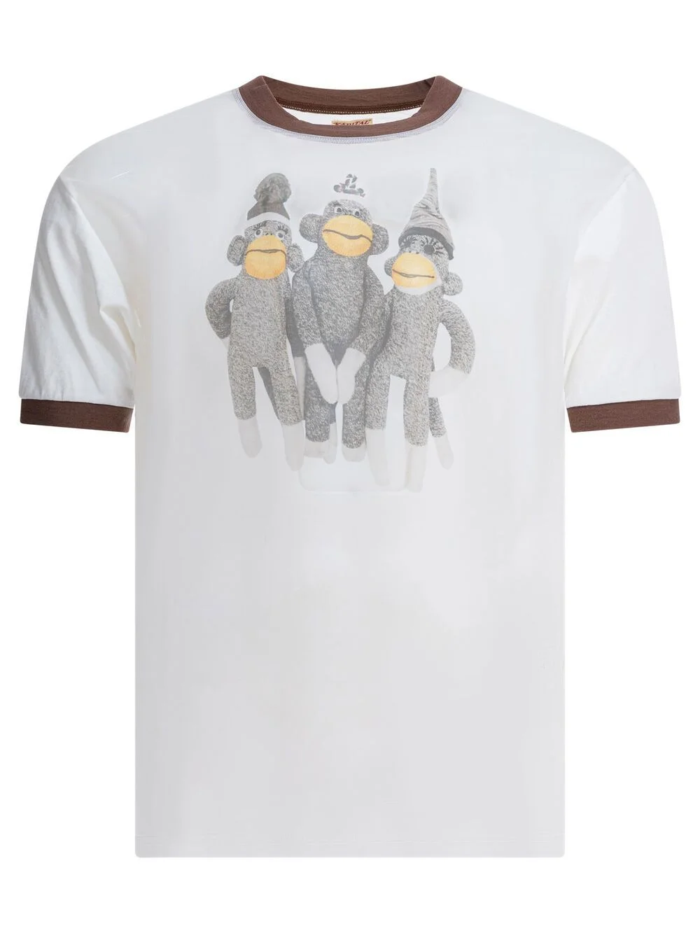 monkey-print T-shirt - 1