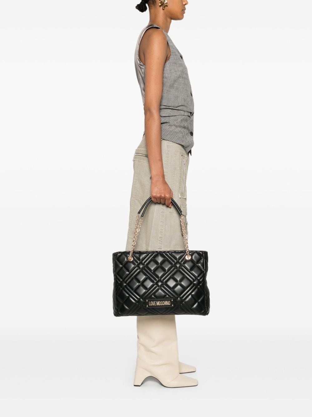 quilted shoulder bag - 4