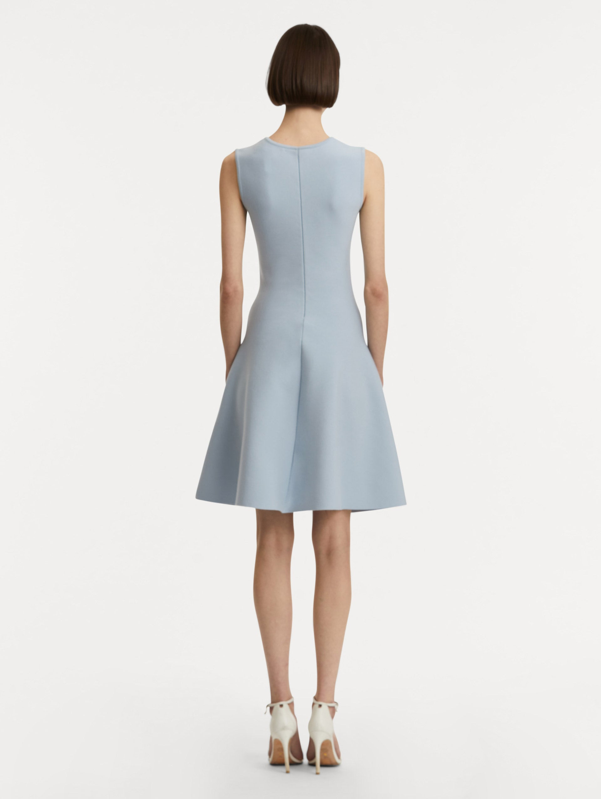 PEONY APPLIQUÉ KNIT DRESS - 3