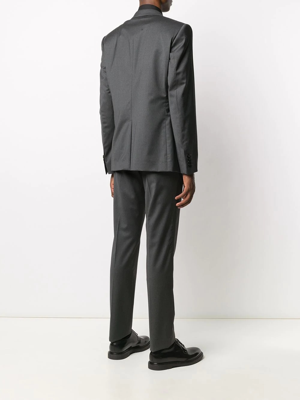 notched lapels two-piece suit - 4