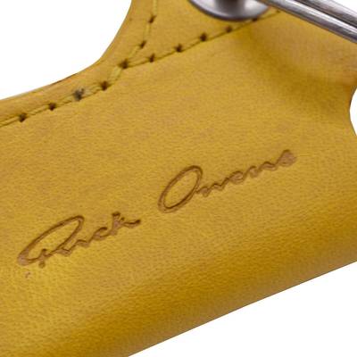 Rick Owens Keychain with Mini Lighter Holder in Lemon outlook