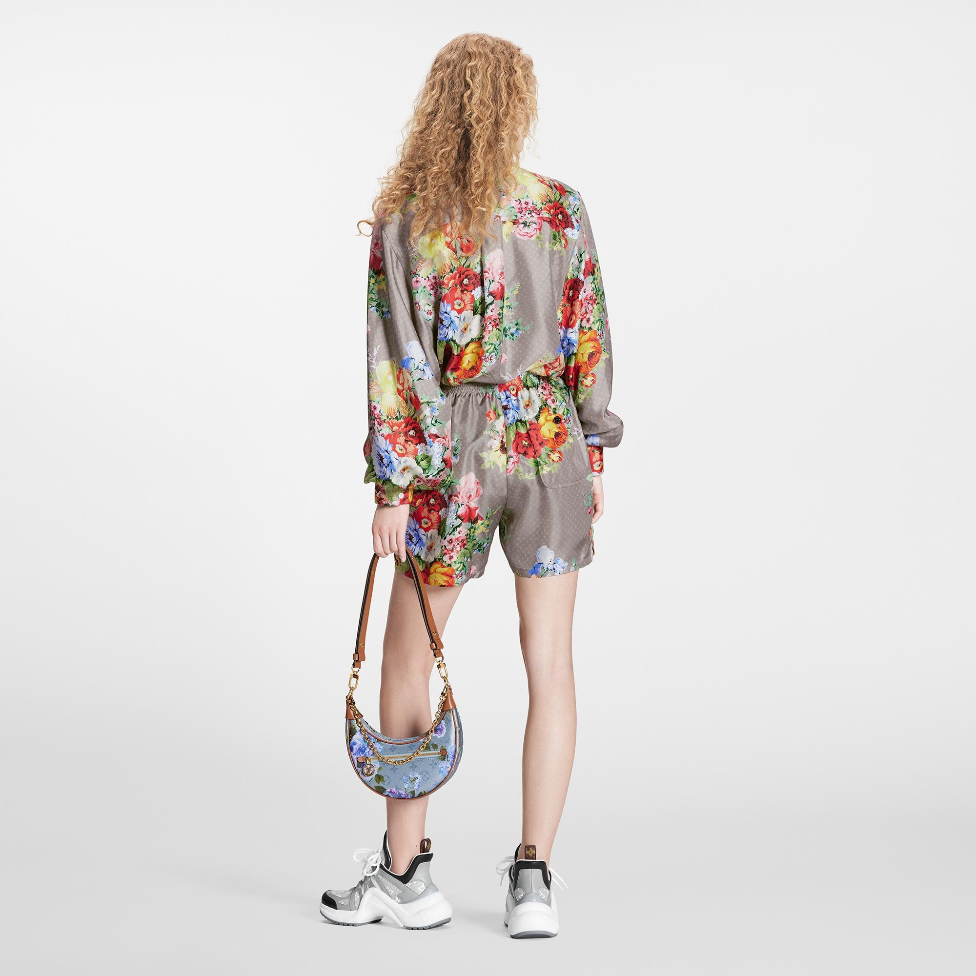 Vintage Flower Pajama Shorts - 3