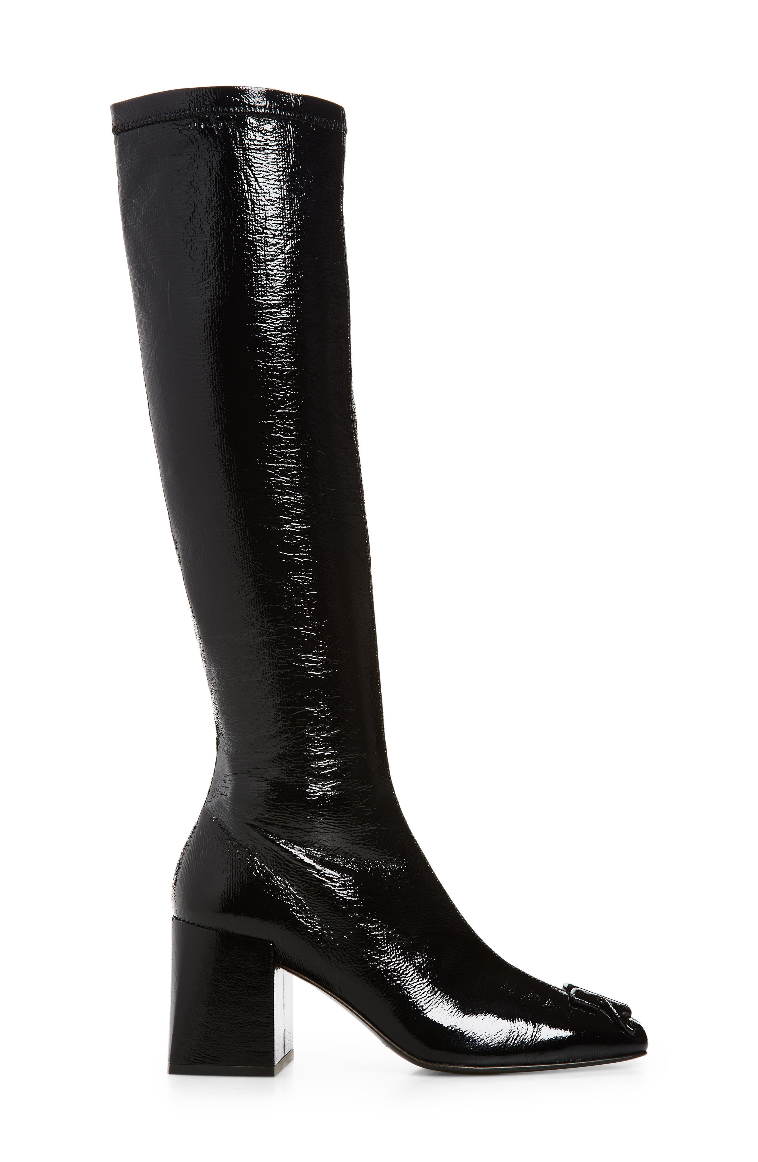 Courrèges Re-Edition Vinyl Boot in Black at Nordstrom - 3