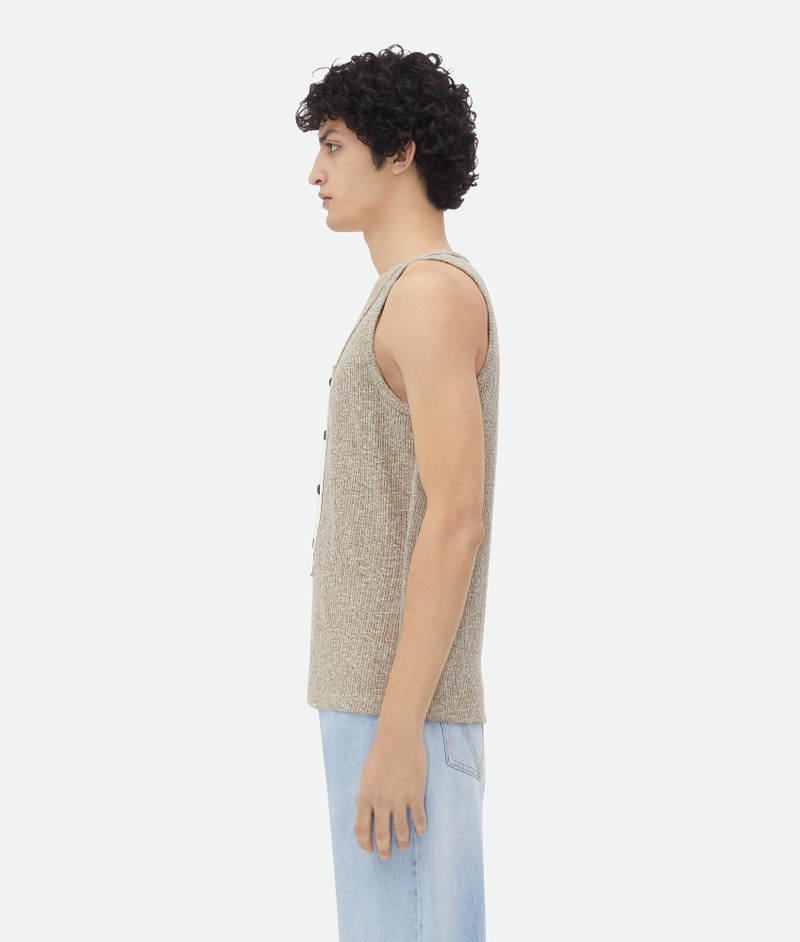 Bottega Veneta Cotton Mouline Jersey Tank Top outlook