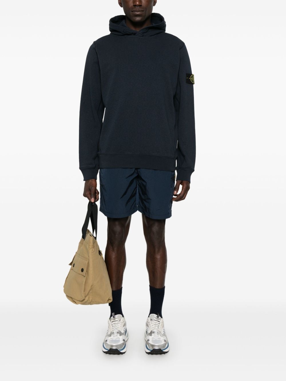 Compass-badge hoodie - 2