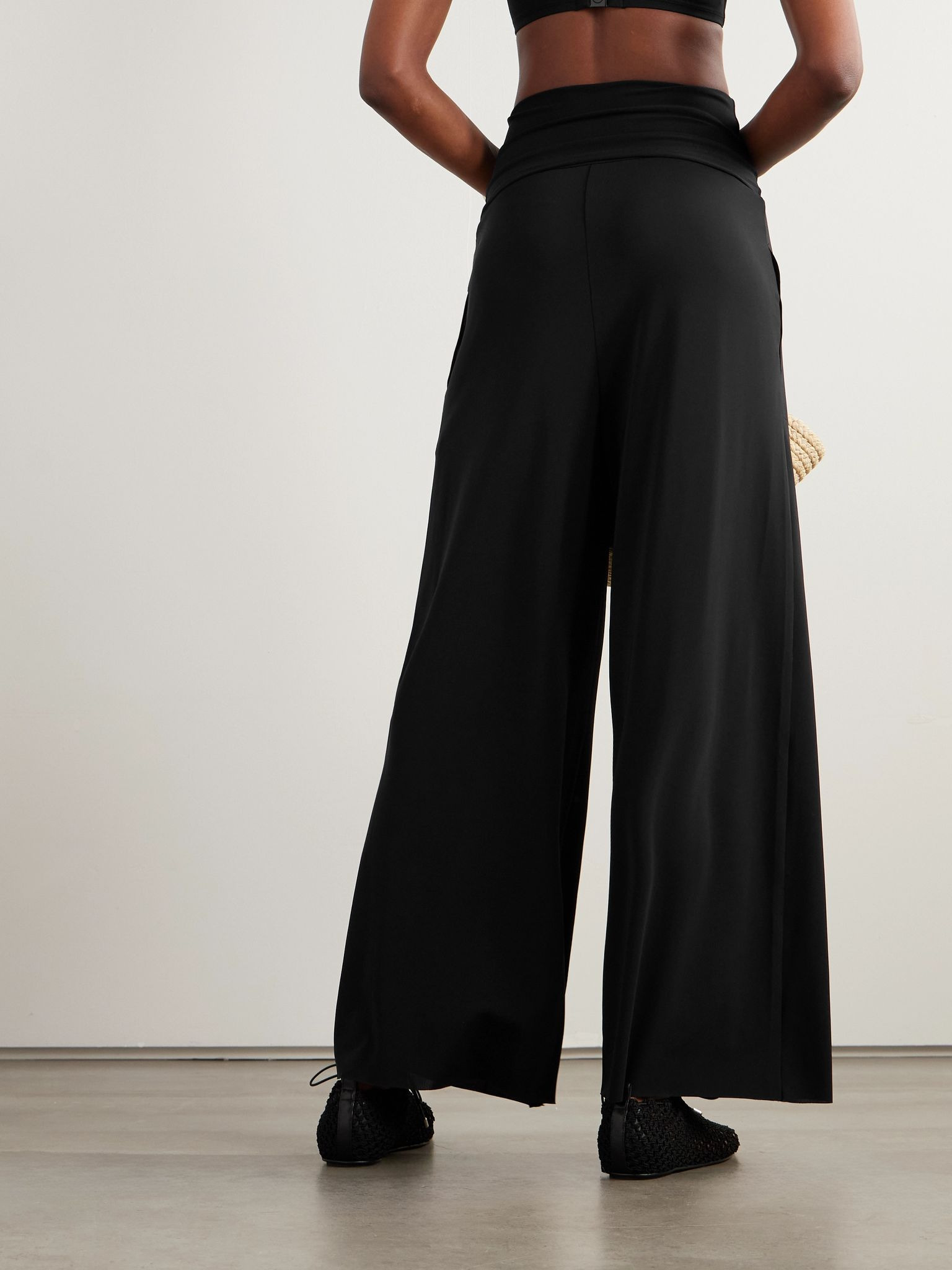 Les Essentiels Dao convertible wide-leg pants Black - 3