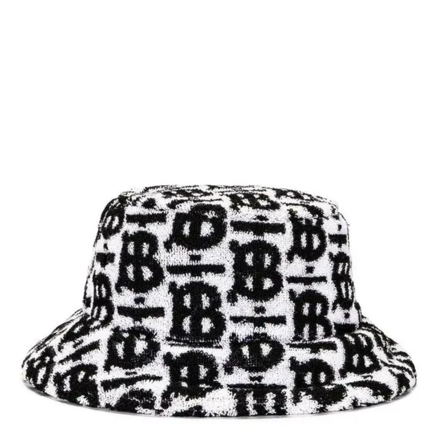 Burberry Cotton Monogram Jacquard Bucket Hat - 2