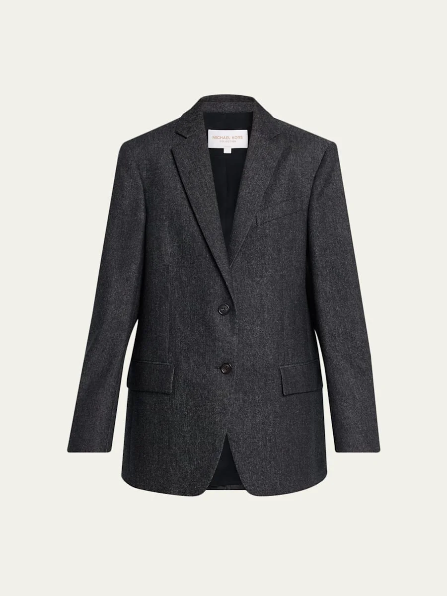 Nico Two-Button Wool Blazer - 1