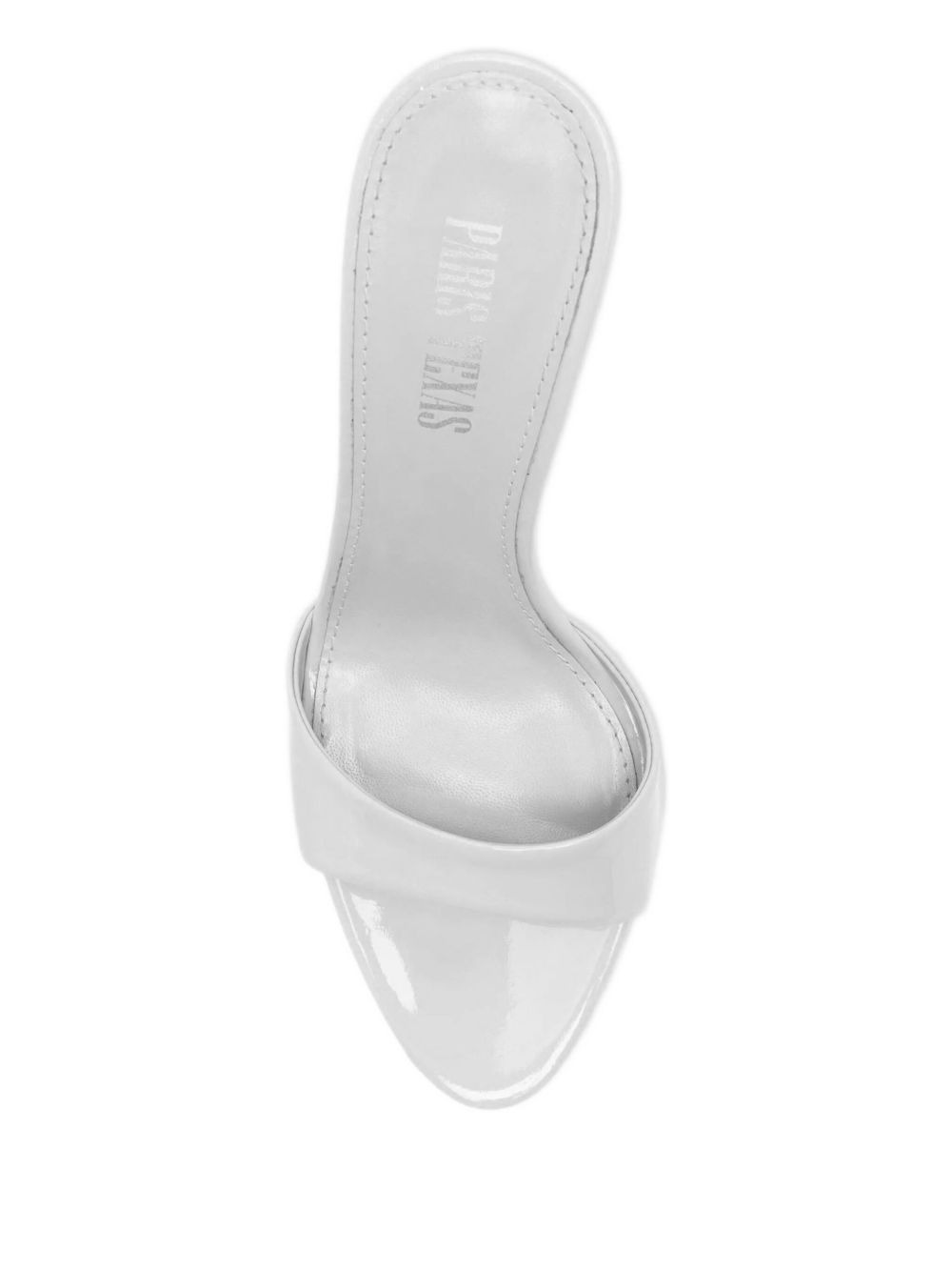 patent leather stiletto sandals - 4
