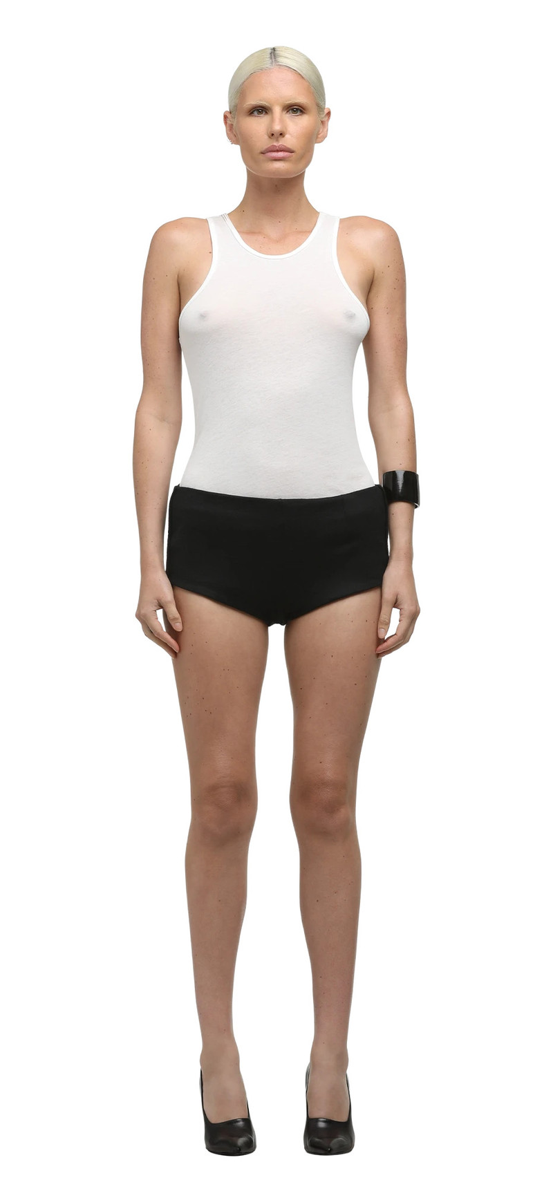 entire studios WOOLIE SHORTS BLACK outlook