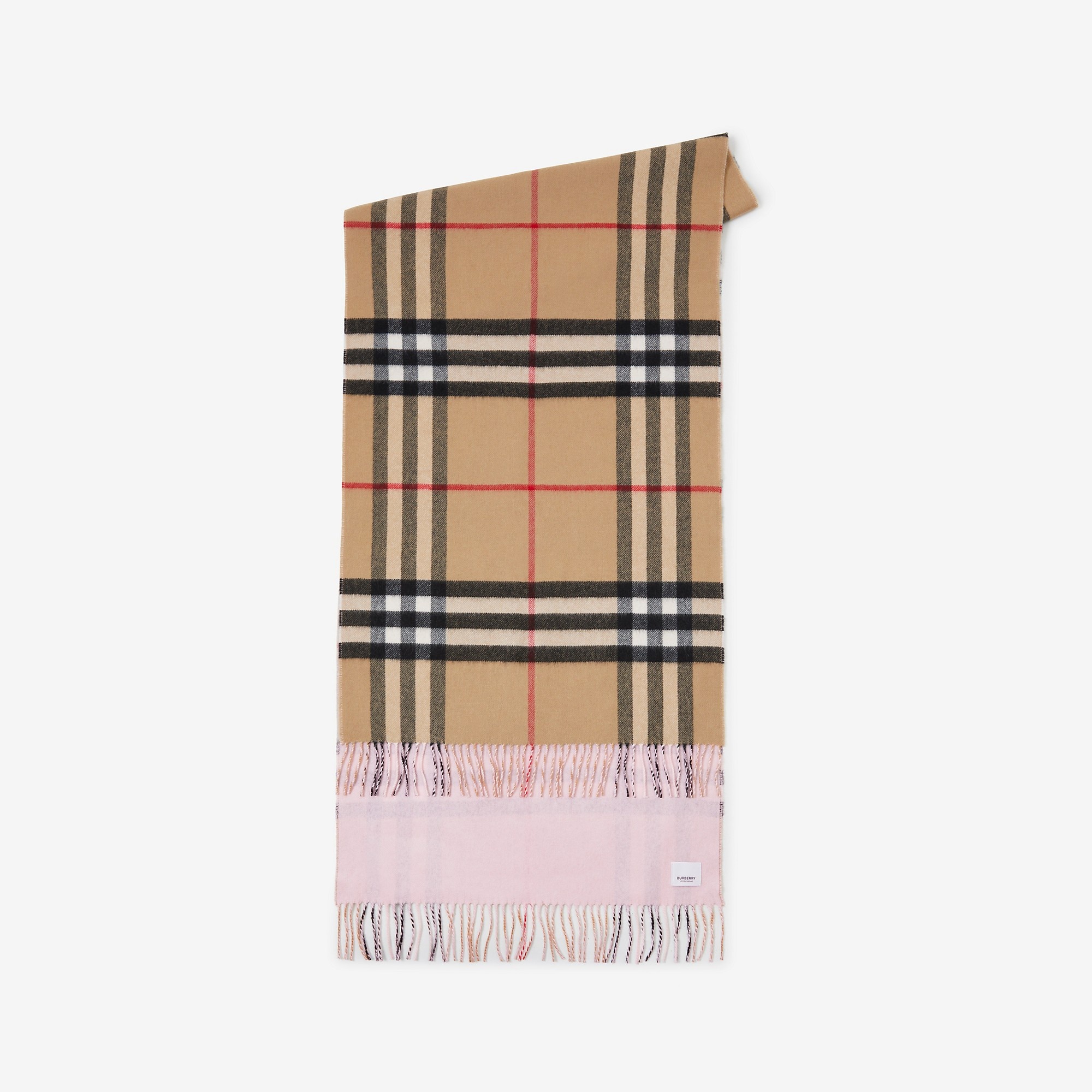 Reversible Check Cashmere Scarf - 1