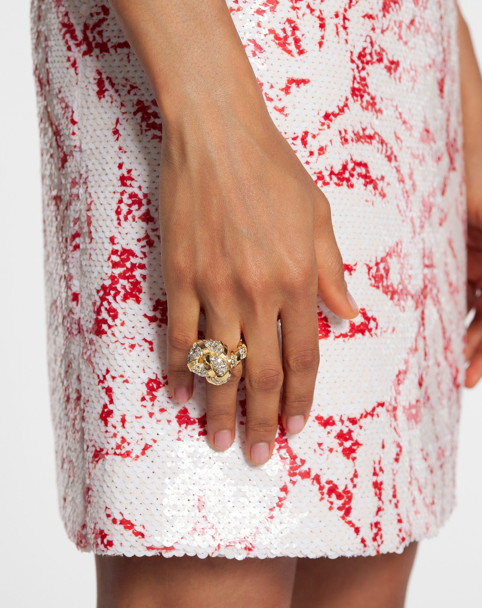 RHINESTONE MELODIE RING - 2