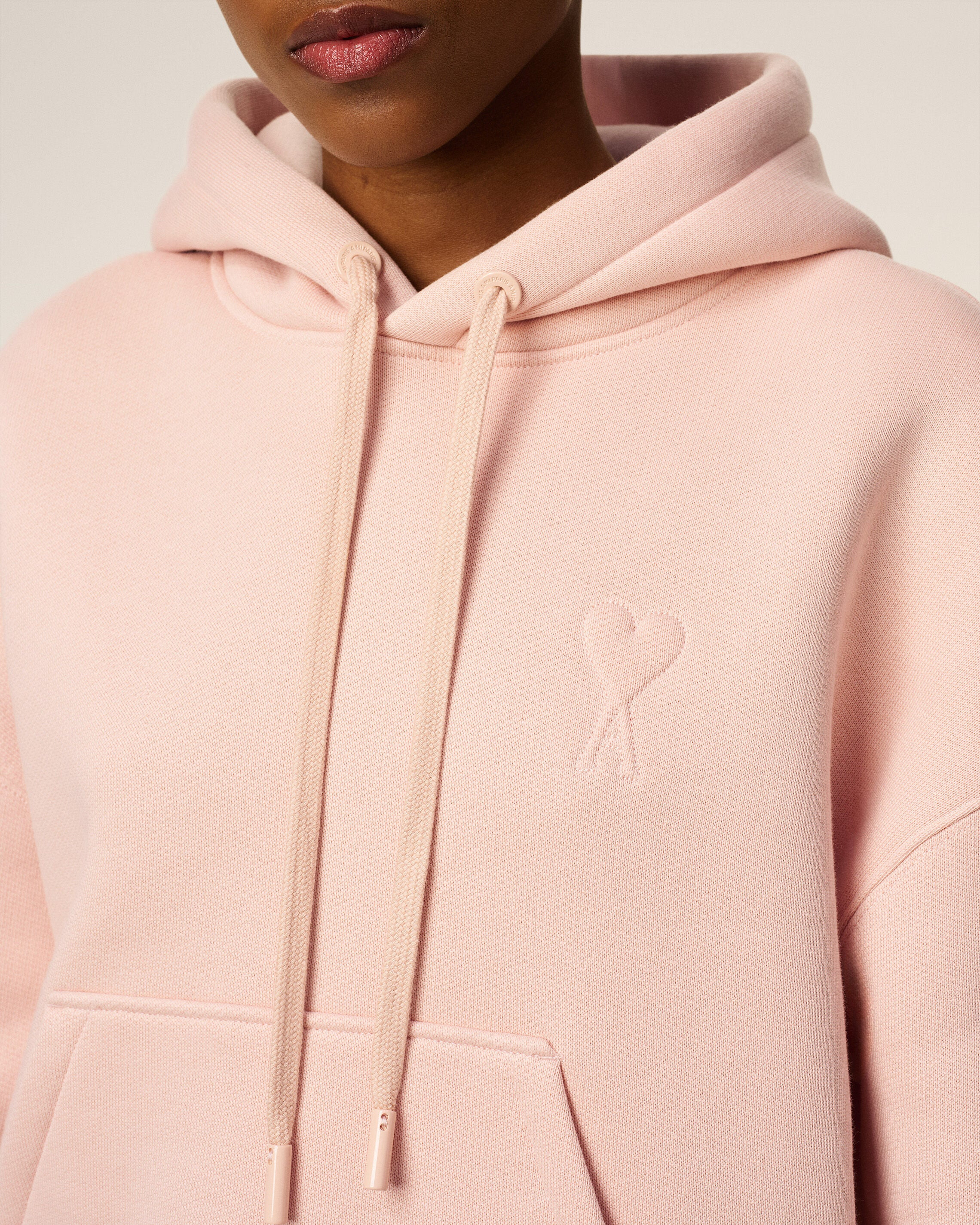 PINK COTTON AMI DE COEUR HOODIE - 4