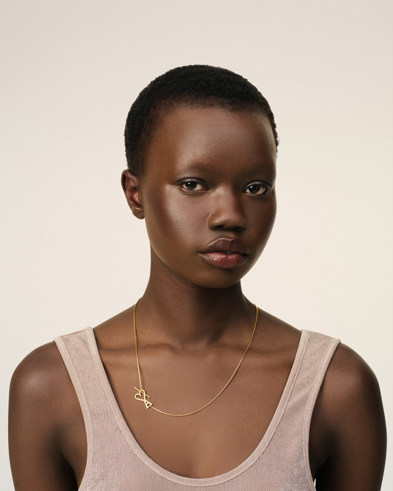 AMI Paris AMI DE COEUR 2 IN 1 CHAIN NECKLACE outlook