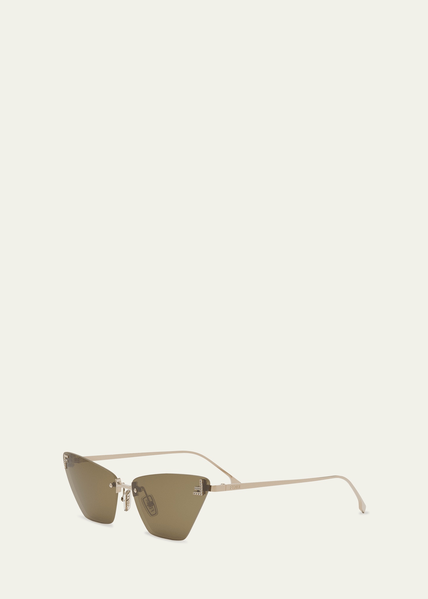 FE4160US Cat-Eye Crystalized Logo Sunglasses - 2