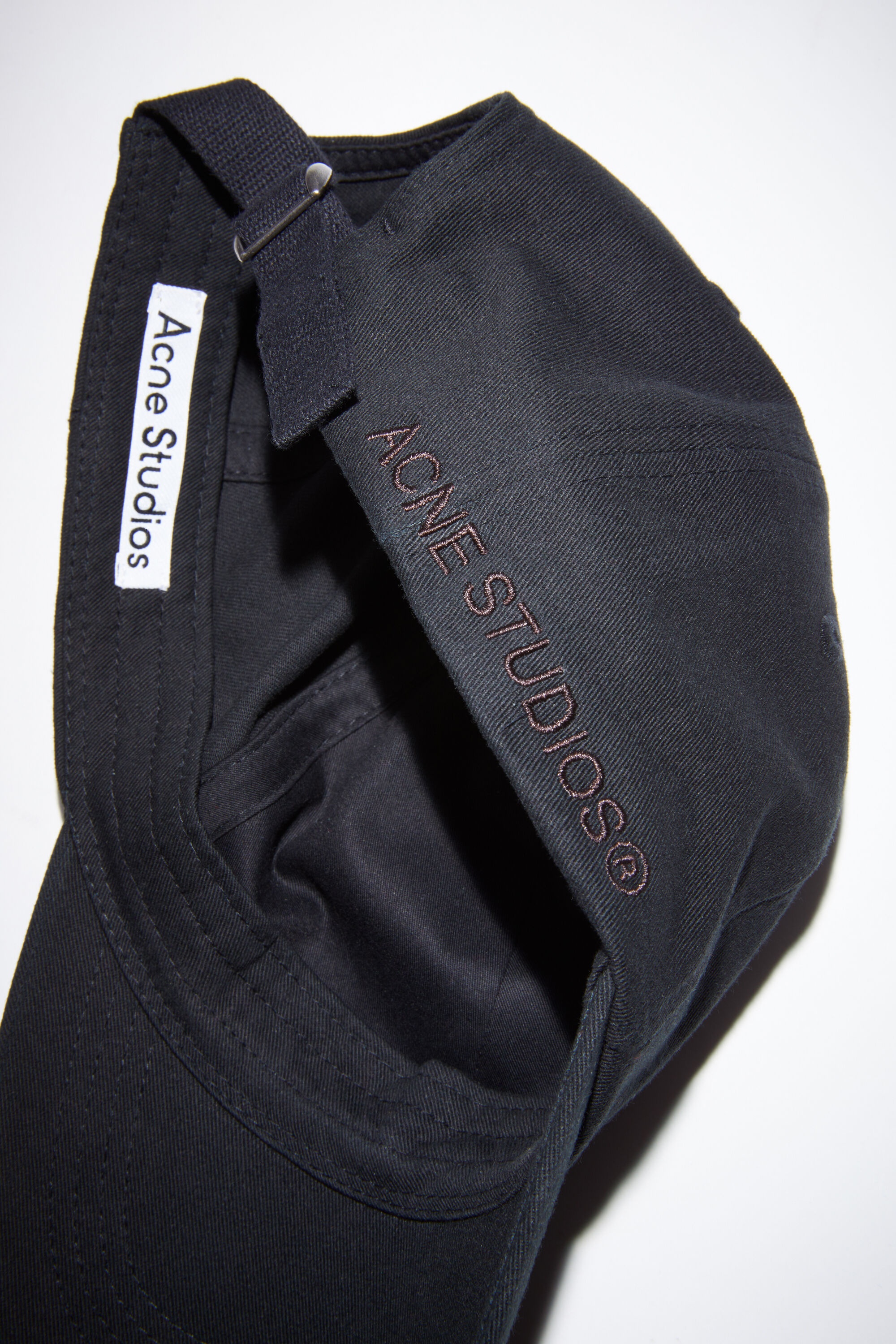 Cotton twill cap - Black - 5