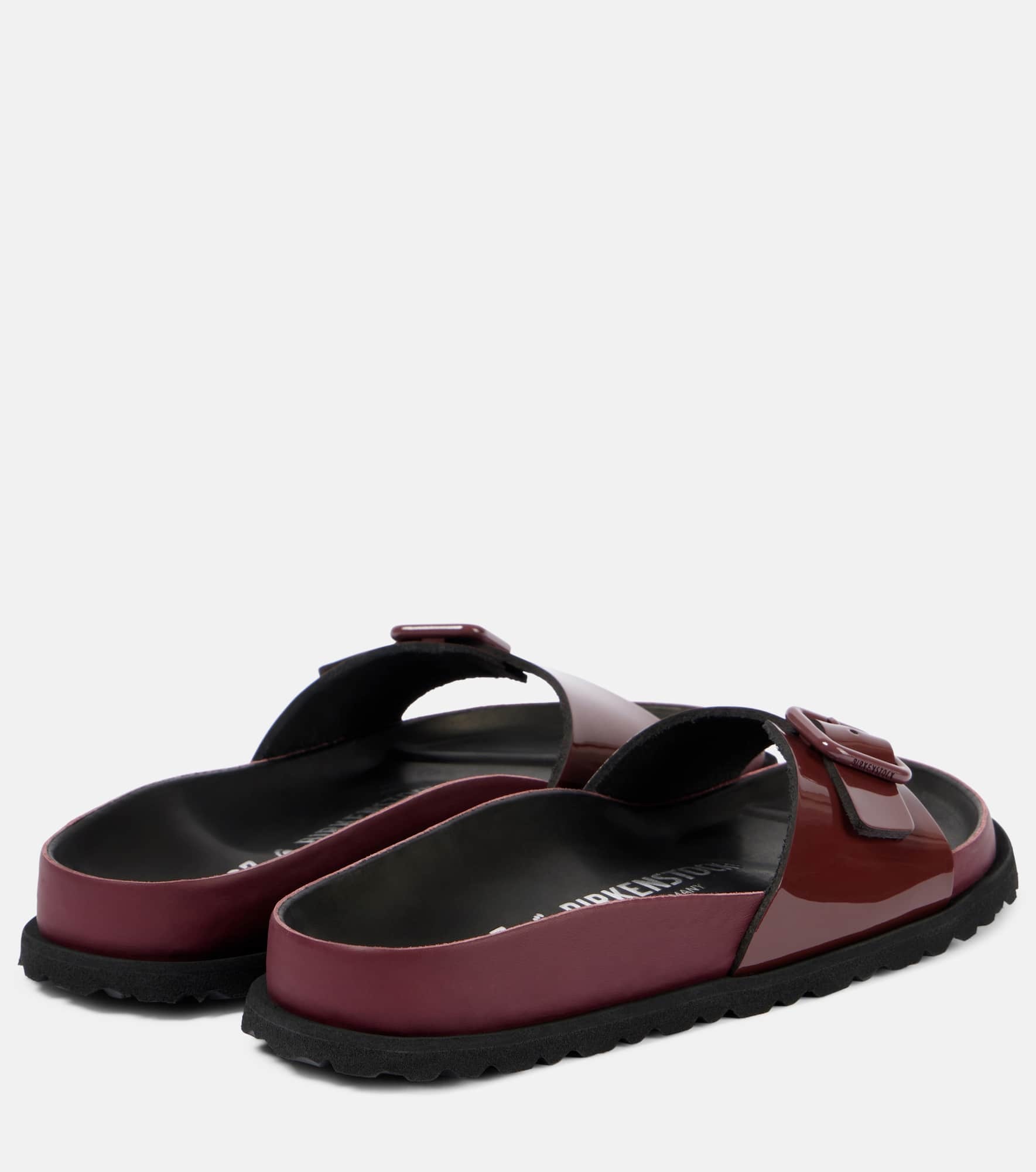 Madrid patent leather slides - 2