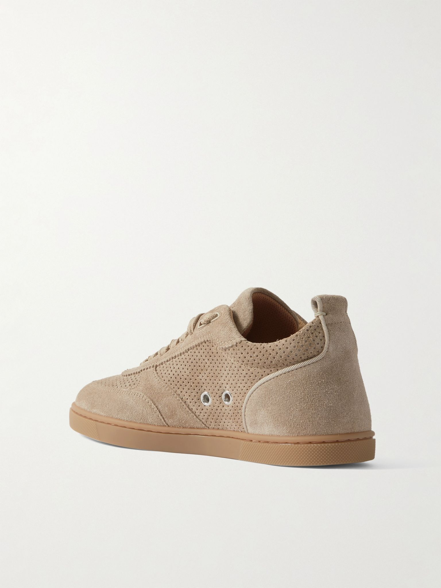Tutti Rui Donna perforated suede sneakers Taupe - 3