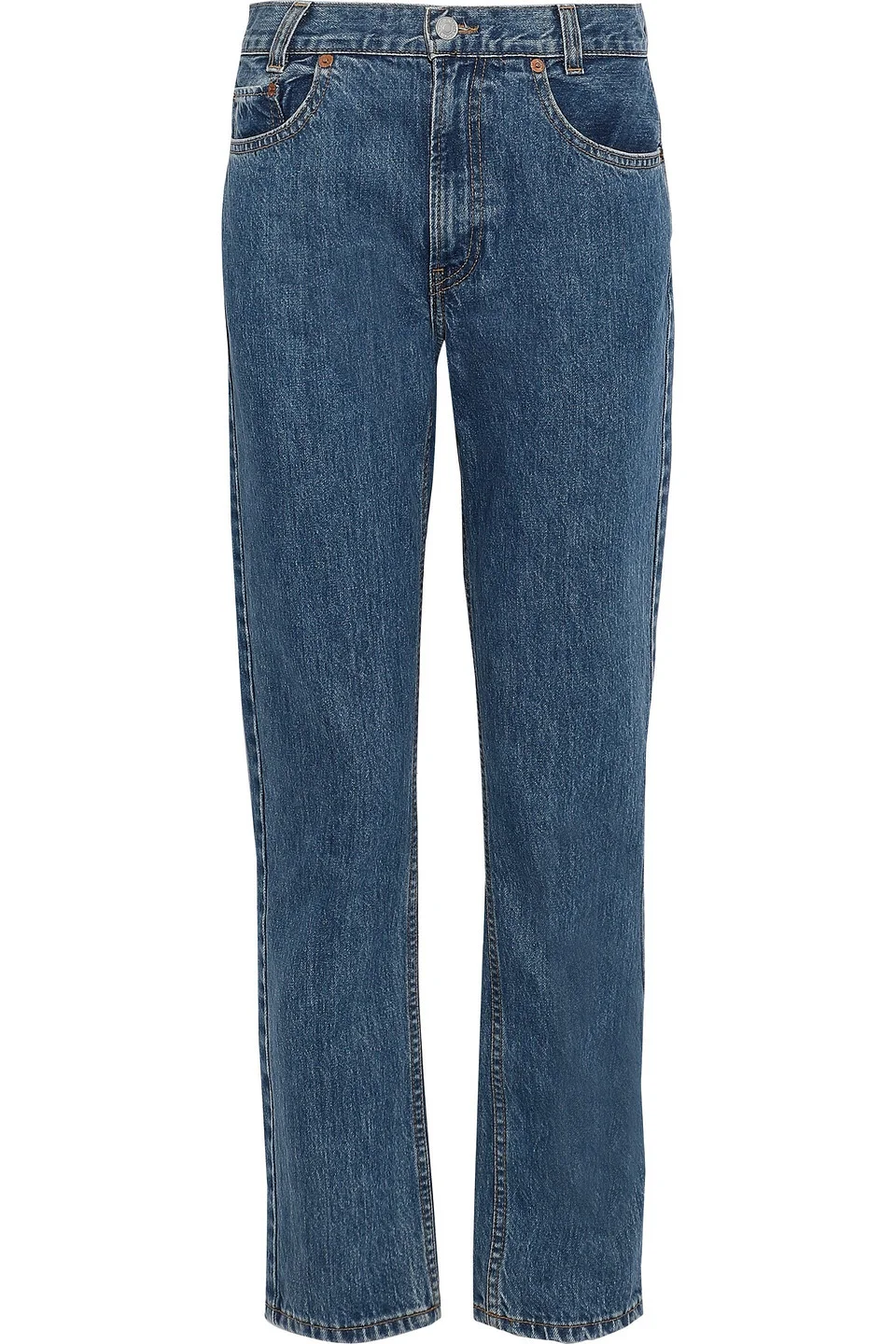 High-rise slim-leg jeans - 1