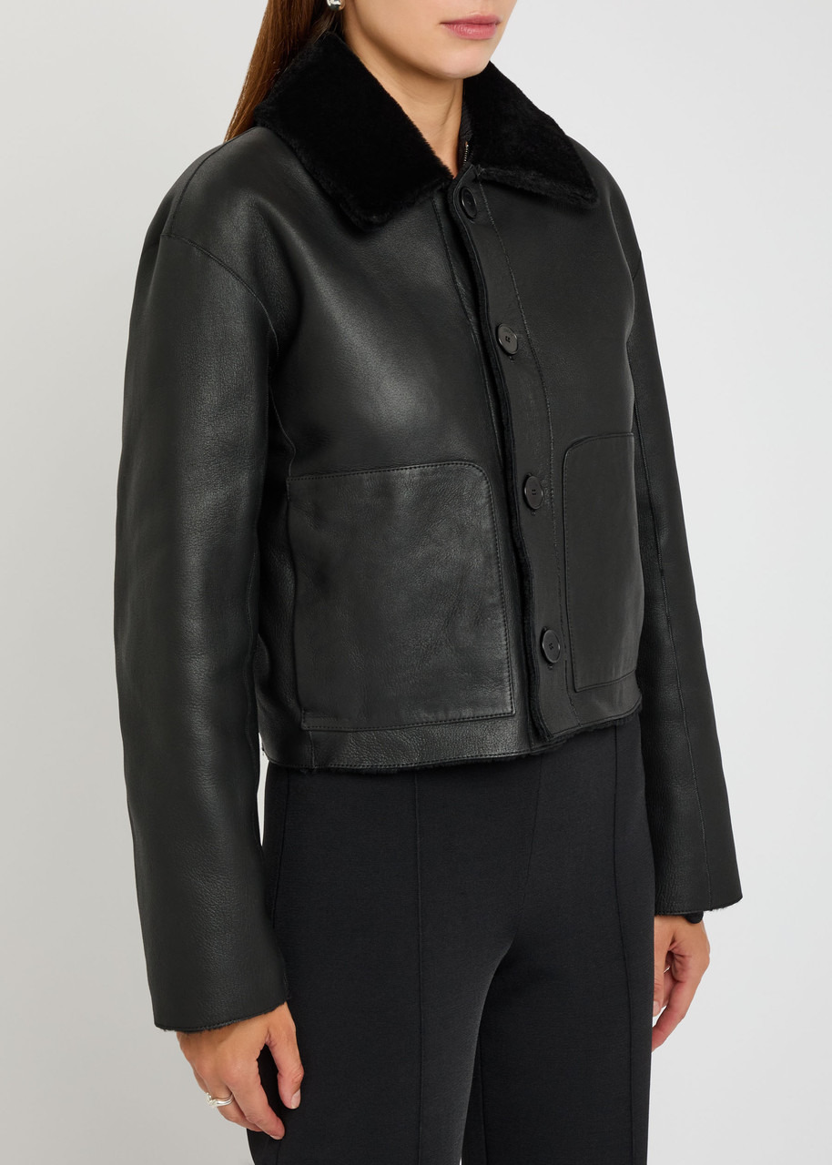Joseph Alloway Reversible Shearling and Leather Jacket - 6