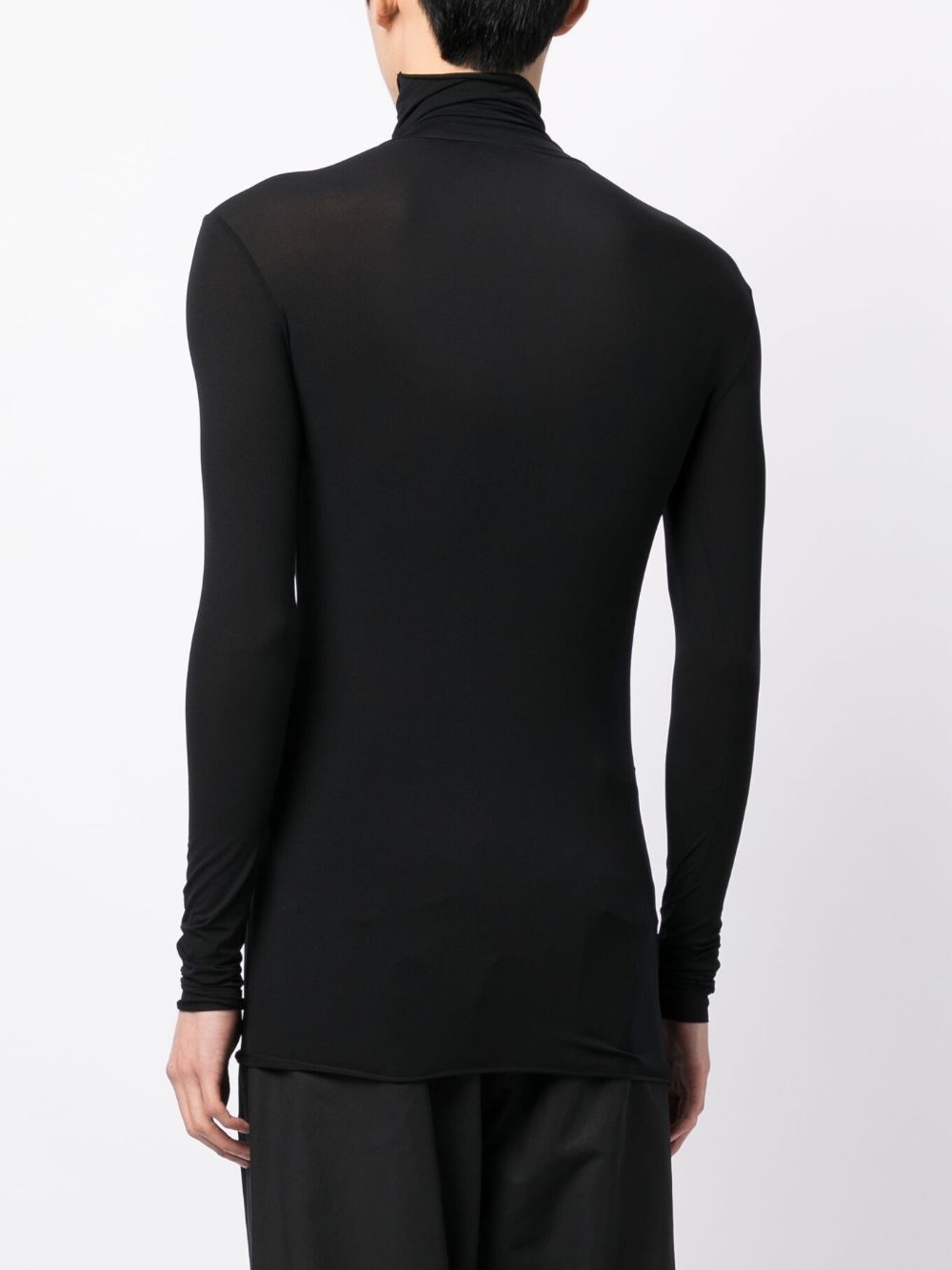 high-neck long-sleeve T-shirt - 4