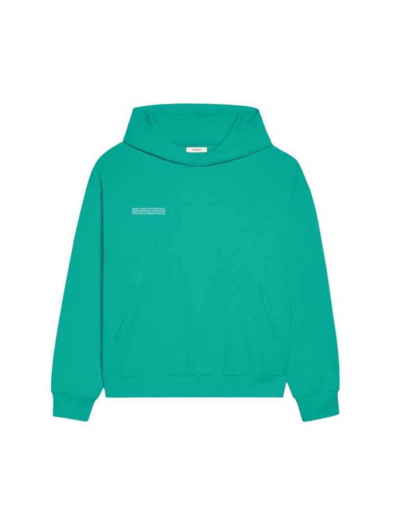 Womens 365 Midweight Hoodie - Malachite Green 1
