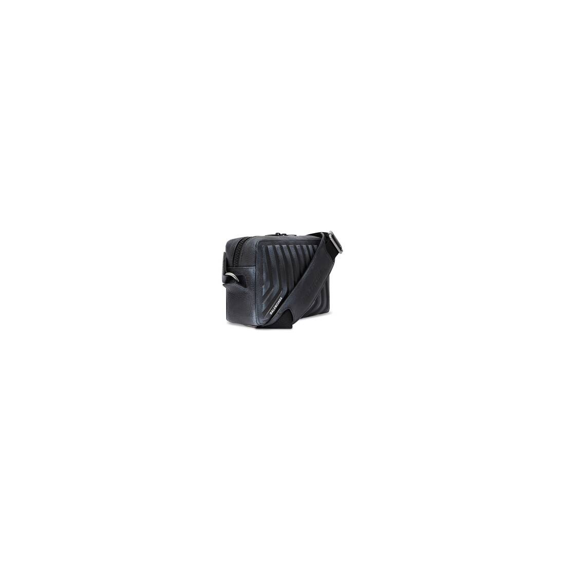 Men's Car Camera Bag Dirty Effect in Black - 4