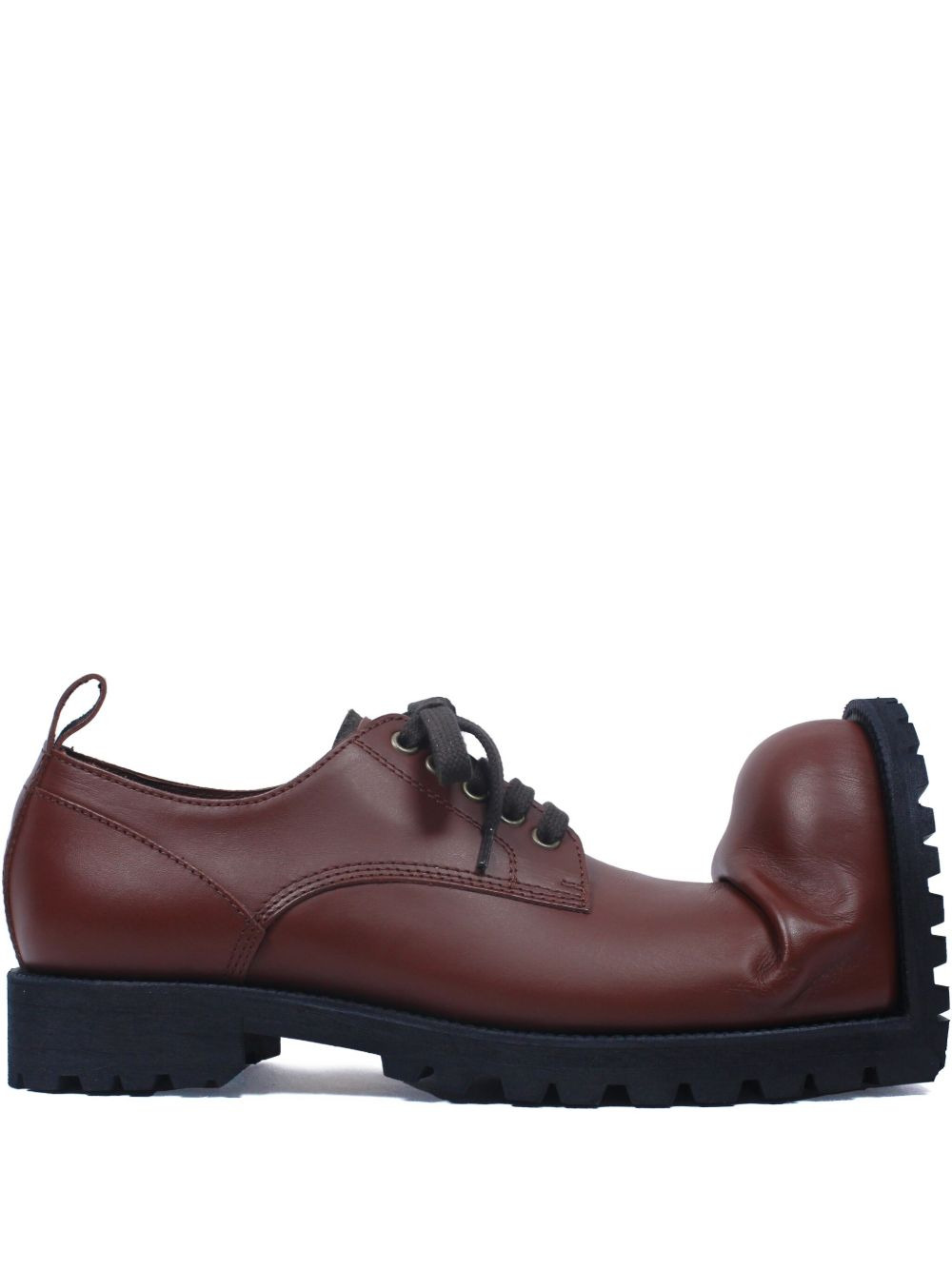 leather derby shoes - 4